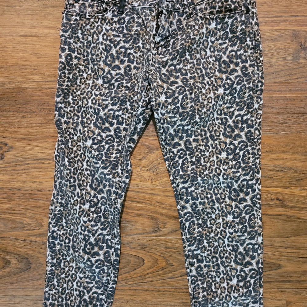 Leopard Print Skinny Pants